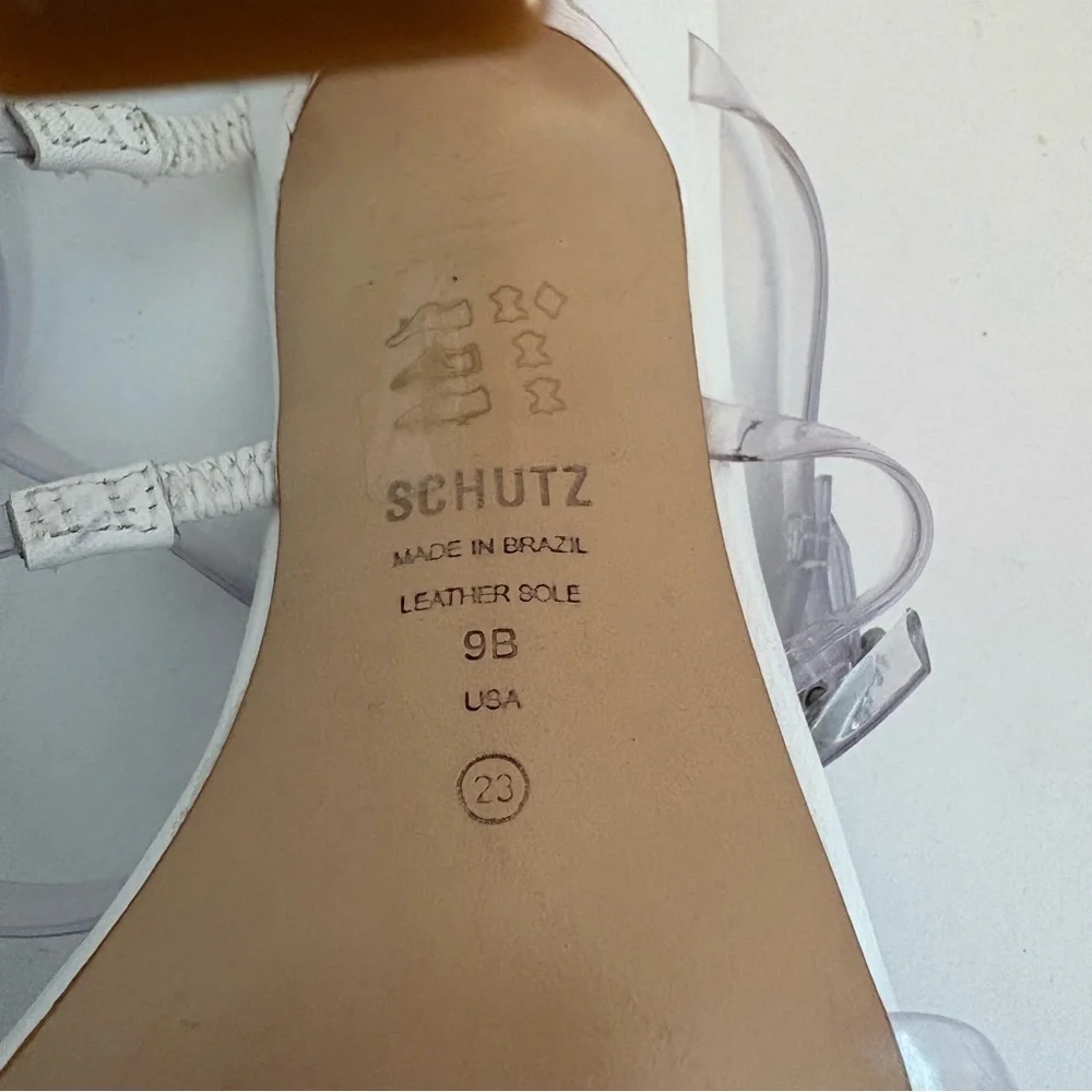 SCHUTZ | White Strappy High Heel Sandals - Picture 13 of 13